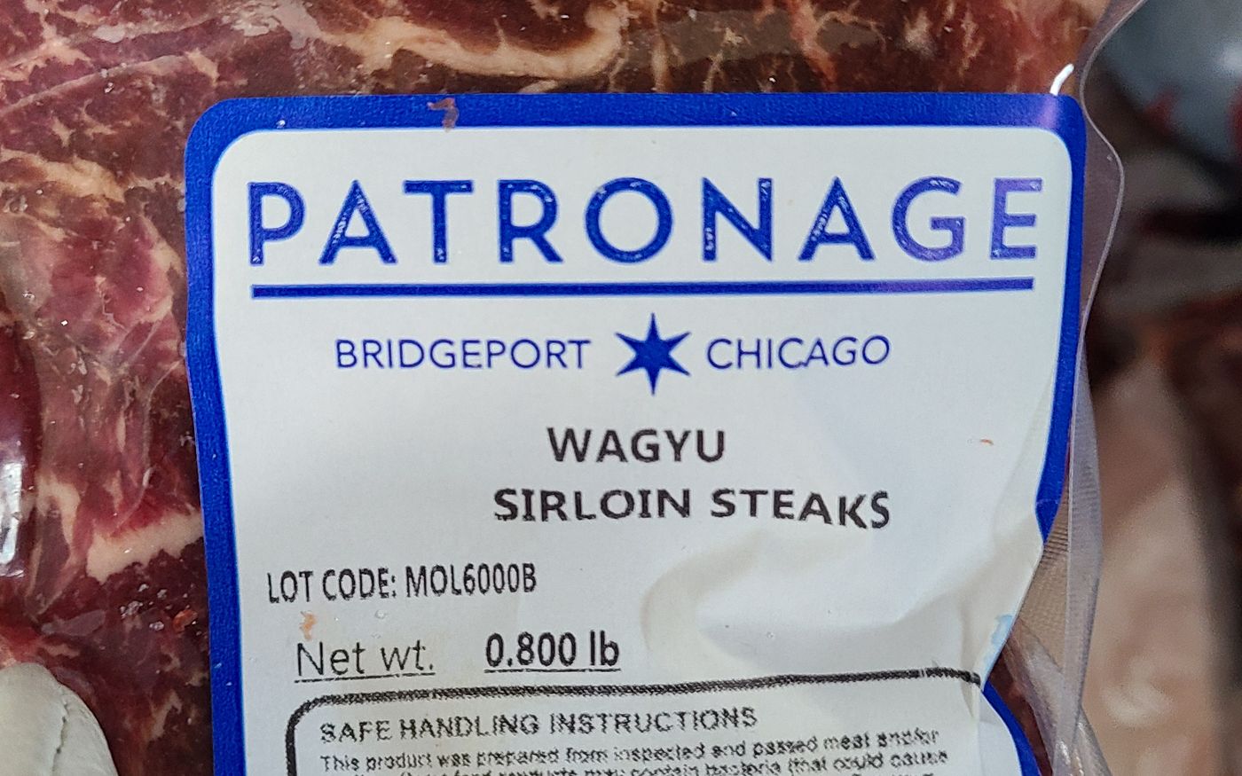 Sirloin steaks