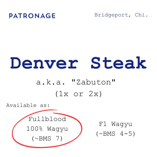 Denver (Zabuton) Steak | Fullblood Wagyu