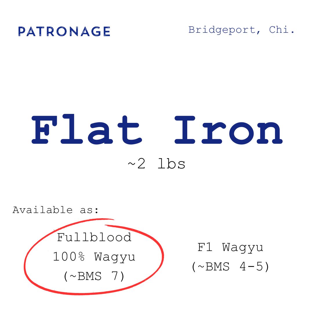 Flat Iron Steak | Fullblood