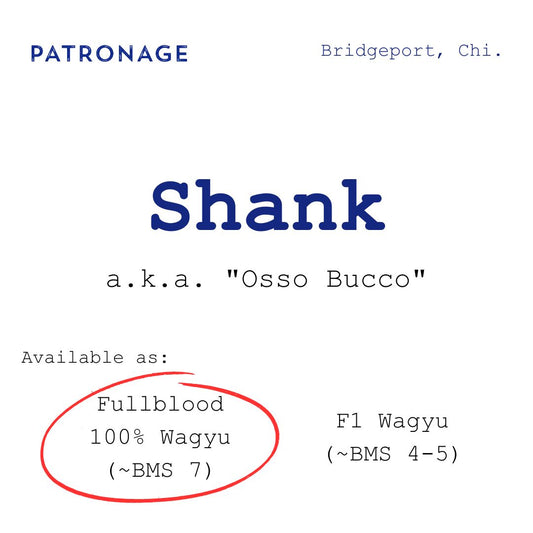 Shank (Osso Bucco) | Fullblood Wagyu