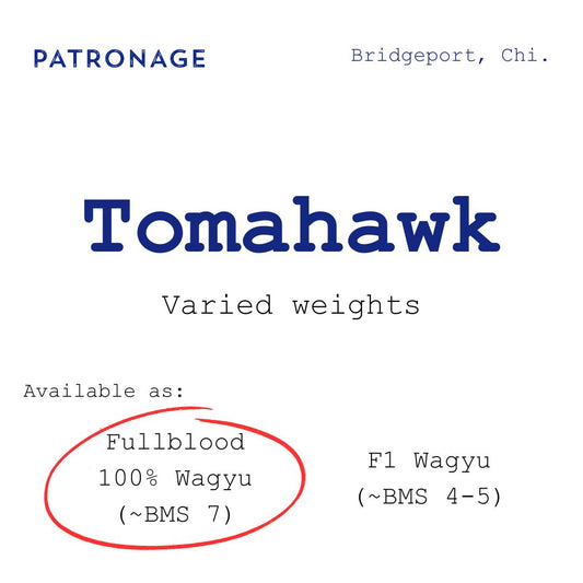 Tomahawk | Fullblood Wagyu